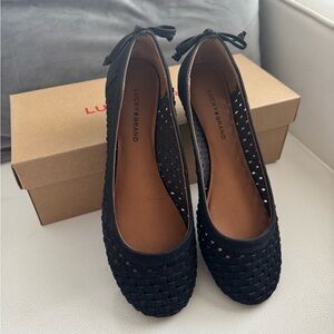 Lucky Brand leather ballet flat